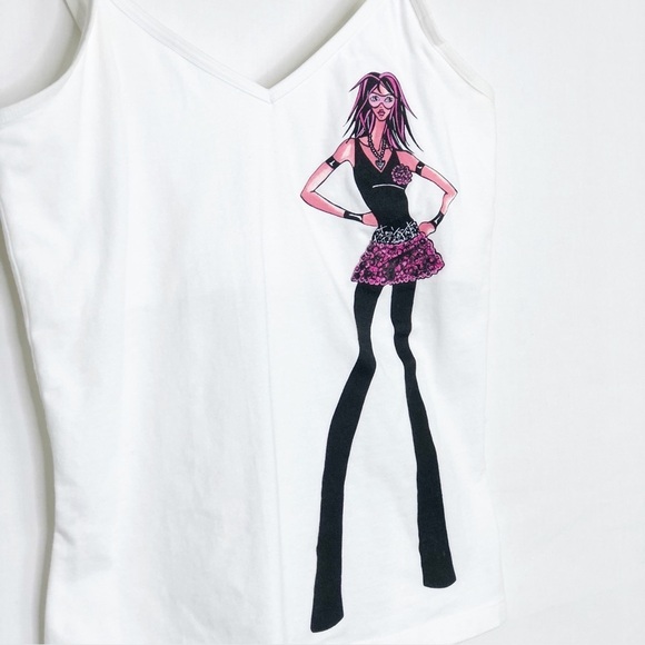 Moshi Moshi graphic Cami tank top - Picture 3 of 12